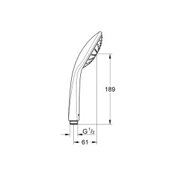 Grohe Euphoria 110 Mono El Duşu 1 Akışlı - 2726500E - 2