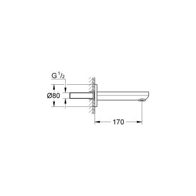 Grohe Eurocosmo Çıkış Ucu - 13261000 - 2