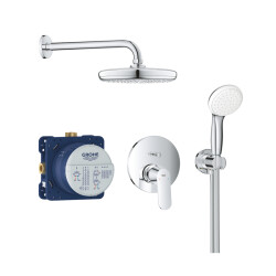 Grohe Eurocosmo Duş Seti, Tempesta 210 Tepe Duşu İle - 25219001 - 1