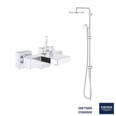 Grohe Eurocube Joy Banyo Bataryası Seti 18 - 1