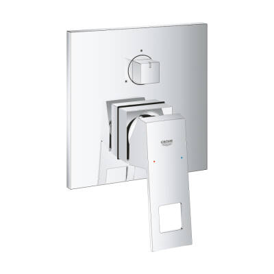 Grohe Eurocube Tek Kumandalı 3 Yönlü Banyo Bataryası - 24094000 - 1