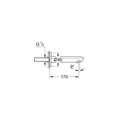 Grohe Eurodisc Cosmopolitan Çıkış Ucu - 13278002 - 2