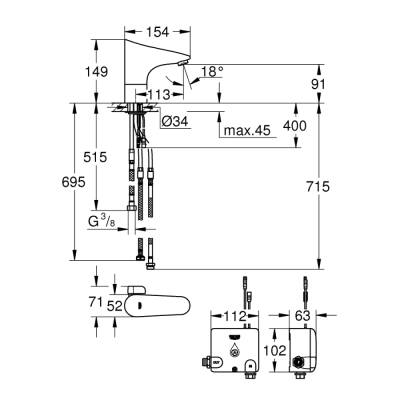 Grohe Europlus E Powerbox - 36387000 - 2