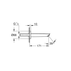 Grohe Eurosmart Çıkış Ucu - 13448003 - 1