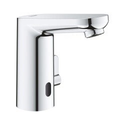 Grohe Eurosmart Cosmopolitan E Fotoselli Lavabo Bataryası, 1/2', Çift Su Girişli Ayarlanabilir Sıcaklık Sınırlayıcısı - 36325002 - 1