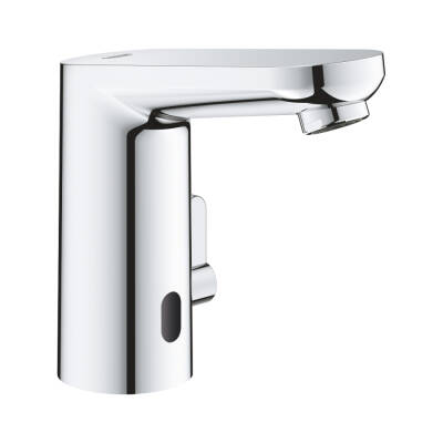 Grohe Eurosmart Cosmopolitan E Fotoselli Lavabo Bataryası, 1/2', Çift Su Girişli Ayarlanabilir Sıcaklık Sınırlayıcısı - 36325002 - 1