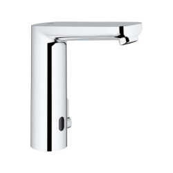 Grohe Eurosmart Cosmopolitan E Fotoselli Lavabo Bataryası, 1/2', L-Boyut, Çift Su Girişli, Ayarlanabilir Sıcaklık Sınırlayıcısı - 36421000 - 1