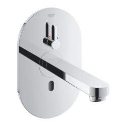 Grohe Eurosmart Cosmopolitan E Fotoselli Lavabo Bataryası, Çift Su Girişli Ayarlanabilir Sıcaklık Sınırlayıcısı - 36315000 - 1