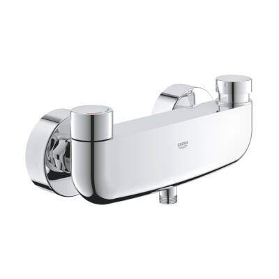 Grohe Eurosmart Cosmopolitan T Zaman Ayarlı Duş Bataryası 1/2', Kelebek Ve Ayarlanabilir Sıcaklık Sınırlayıcı İle - 36320000 - 1