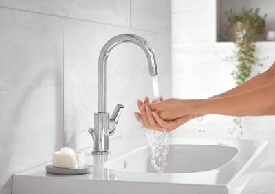 Grohe Eurosmart Tek Kumandalı Lavabo Bataryası 1/2' L-Boyut - 23537002 - 4