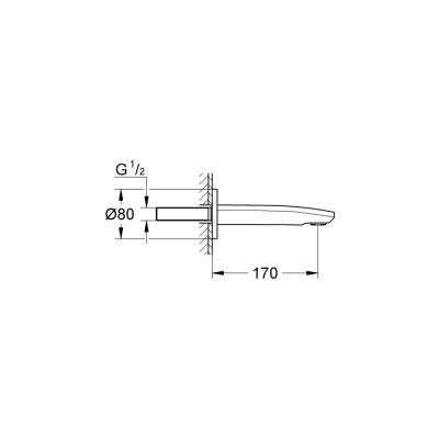 Grohe Eurostyle Cosmopolitan Çıkış Ucu - 13276002 - 2