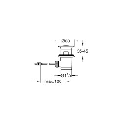 Grohe Gider Seti 1 1/4' - 28910000 - 2