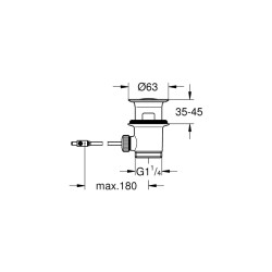 Grohe Gider Seti 1 1/4' - 28910L00 - 2