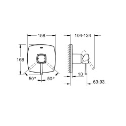 Grohe Grandera Ankastre Duş Bataryası - 24067Ig0 - 2