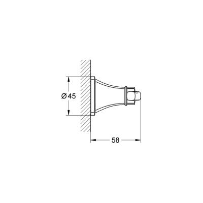 Grohe Grandera Havlu/Bornoz Askılığı - 40631En0 - 2