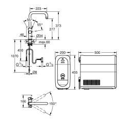 Grohe Grohe Blue Home U - Çıkış Uçlu Başlangıç Kiti - 31456DC1 - 2