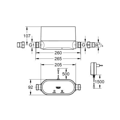 Grohe Grohe Sense Guard Akıllı Su Kontrol Cihazı - 22500Ln0 - 2