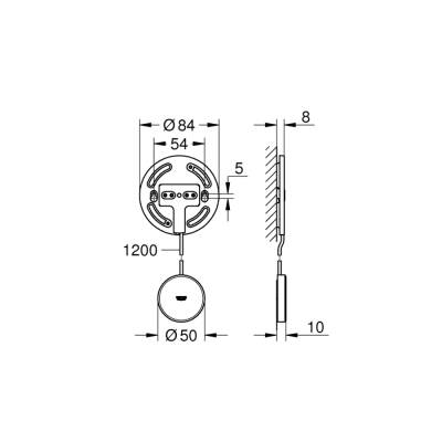 Grohe Grohe Sense Uzatma Seti - 22506Ln0 - 2