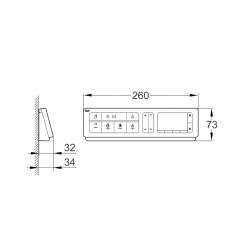 Grohe Grohe Sensia Arena Kumanda - 14926001 - 1