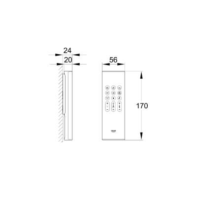 Grohe Grohe Sensia Arena Kumanda - 14926002 - 2