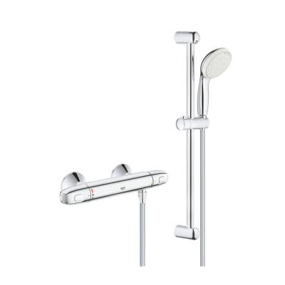 Grohe Grohtherm 1000 Termostatik Duş Bataryası / Duş Seti Dahil - 34820004 - 1