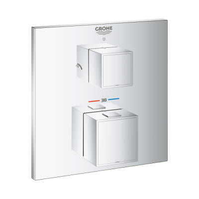 Grohe Grohtherm Cube Termostatik Banyo/Duş Bataryası - 24154000 - 1