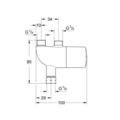 Grohe Grohtherm Micro Mikro Termostat - 34487000 - 2