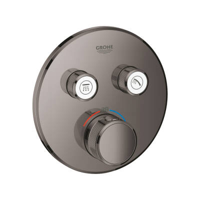 Grohe Grohtherm Smartcontrol Çift Valfli Akış Kontrollü, Ankastre Termostatik Duş Bataryası - 29119A00 - 1