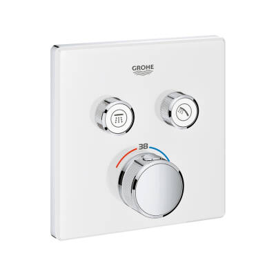 Grohe Grohtherm Smartcontrol Çift Valfli Akış Kontrollü, Ankastre Termostatik Duş Bataryası - 29156Ls0 - 1