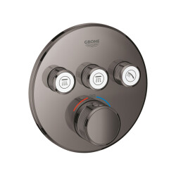 Grohe Grohtherm Smartcontrol Üç Valfli Akış Kontrollü, Ankastre Termostatik Duş Bataryası - 29121A00 - 1