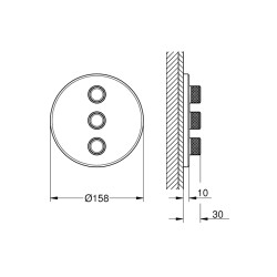 Grohe Grohtherm Smartcontrol Üç Valfli Akış Kontrollü Kumanda - 29122000 - 2