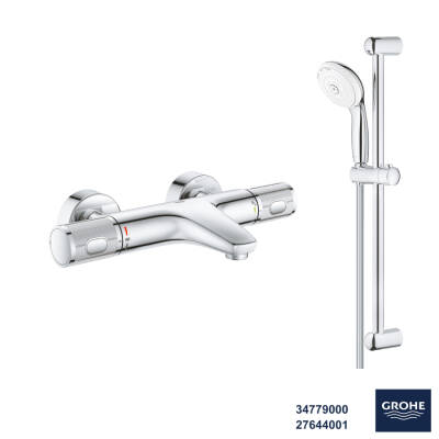 Grohe Grohtherm Termostatik Banyo Bataryası Seti 15 - 1