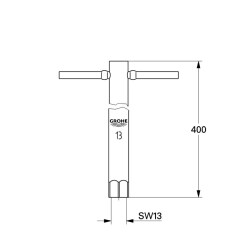 Grohe İngiliz Anahtarı - 19017000 - 2