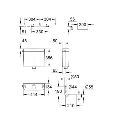 Grohe Klozet İçin Rezervuar - 37355Sh0 - 2