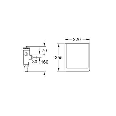 Grohe Klozet İçin Yıkama Valfi - 42901000 - 2