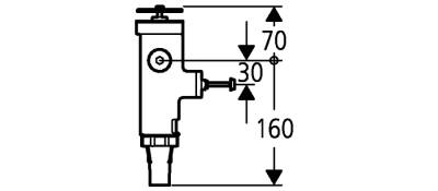 Grohe Klozet İçin Yıkama Valfi - 43996000 - 2