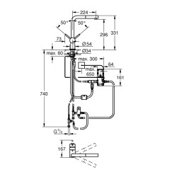 Grohe Minta Touch Elektronik Tek Kumandalı Eviye Bataryası - 31360DC1 - 2