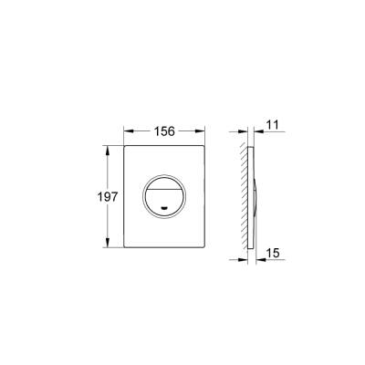 Grohe Nova Cosmopolitan Kumanda Paneli - 38765P00 - 2