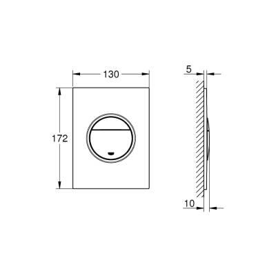 Grohe Nova Cosmopolitan S Kumanda Paneli - 37601Al0 - 2