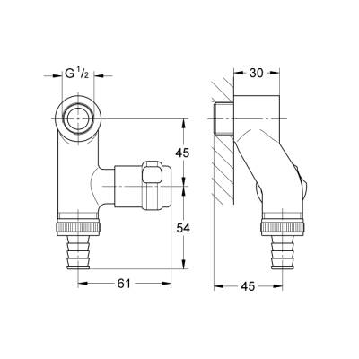 Grohe Orjinal Was® Valf 'Electro' 1/2' - 41110000 - 2