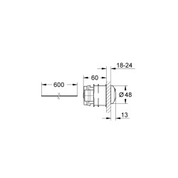 Grohe Pnömatik Basma Butonlu Kumanda - 38771000 - 2