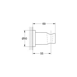 Grohe Rainshower El Duşu Askısı - 27074000 - 2