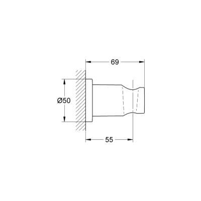 Grohe Rainshower El Duşu Askısı - 27074000 - 2