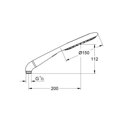 Grohe Rainshower Icon 150 El Duşu 2 Akışlı - 27276000 - 2