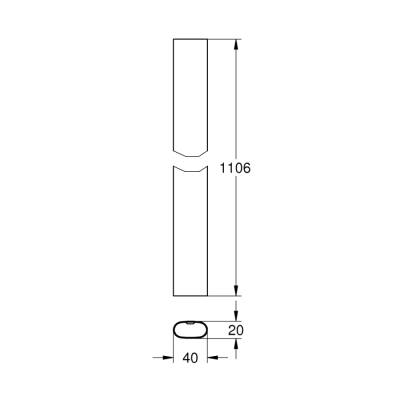 Grohe Rainshower Smartcontrol Tadilat/Yenileme İçin Duş Sistemi Borusu - 48350000 - 2