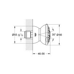 Grohe Relexa 65 Yan Duş 2 Akışlı - 27067000 - 2