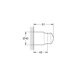 Grohe Relexa El Duşu Askısı - 28605000 - 2