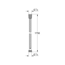 Grohe Relexaflex Metal Metal Duş Hortumu - 28139000 - 2