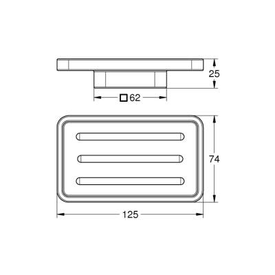 Grohe Selection Cube Sabunluk - 40806000 - 2