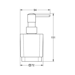 Grohe Selection Cube Sıvı Sabunluk - 40805000 - 2